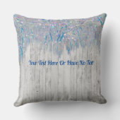 ファームハ素朴ウスエレガントイリジンスレインボーティンセル クッション (裏面)