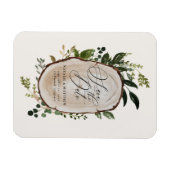 ファームハ素朴ウスエレガント秋バ結婚ーンズ マグネット (横)