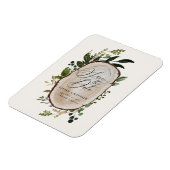 ファームハ素朴ウスエレガント秋バ結婚ーンズ マグネット (左側)