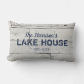 ファームハ素朴ウスカスタムファミリーネーム装飾用クッション ランバークッション (正面)