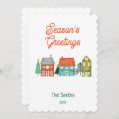 ファームハ素朴ウスクリスマスハウス シーズンカード (正面/裏面)