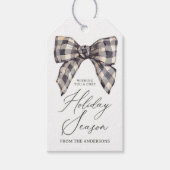 ファームハ素朴ウスクリスマスホリデー ギフトタグ (正面)