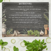 ファームハ素朴ウスシャルボードレシピ キッチンタオル (折り畳み)