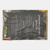 ファームハ素朴ウスシャルボードレシピ キッチンタオル (横)