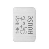 ファームハ素朴ウスシートインザハウスホワイトウッド バスマット (正面縦)