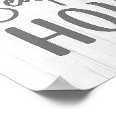 ファームハ素朴ウスシートインザハウスホワイトウッド ポスター (角)