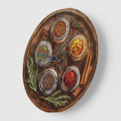 ファームハ素朴ウススタイルウォールクロック ラージ壁時計 (傾斜)