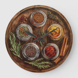 ファームハ素朴ウススタイルウォールクロック ラージ壁時計