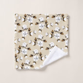 ファームハ素朴ウススタイルコットンフラワーズ バスタオルセット (ウォッシュタオル)