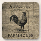 ファームハ素朴ウスターバーンウッドファミリー名 コースター (正面)