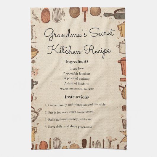 ファームハ素朴ウスデコールデザイン キッチンタオル (縦)