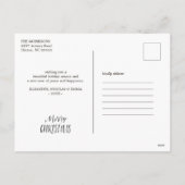 ファームハ素朴ウストラック |クリスマスフォトコラージュ シーズンポストカード (裏面)