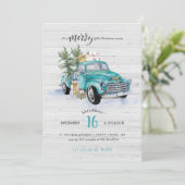 ファームハ素朴ウストラック |クリスマスホリデーパーティー 招待状 (スタンド正面)