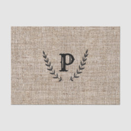 ファームハ素朴ウスバーラップ&ブラックボタニカルローレル 薄葉紙