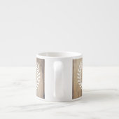 ファームハ素朴ウスバーンウッド&ホワイトローレル エスプレッソカップ (裏面)