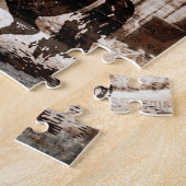 ファームハ素朴ウスバーンスホース ジグソーパズル (側面)