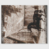 ファームハ素朴ウスバーンスホース ラッピングペーパー (フラット)