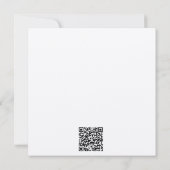 ファームハ素朴ウスバーンドスクリプトQRコードブライダルシャワー (裏面)