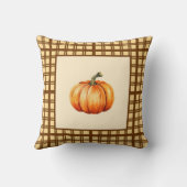 ファームハ素朴ウスパンプキンブラウンコテージ秋アクセント クッション (裏面)