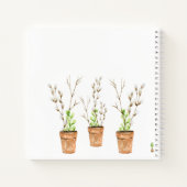 ファームハ素朴ウスパーソナライズされたカントリーウォーターカラー ノートブック (裏面)