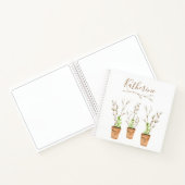 ファームハ素朴ウスパーソナライズされたカントリーウォーターカラー ノートブック (内部)