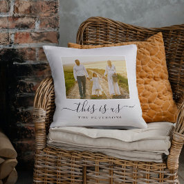 ファームハ素朴ウスパーソナライズされたフォト装飾用クッション クッション