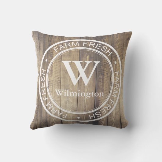 ファームハ素朴ウスファミリーネームファームフレッシュラベル クッション