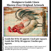 ファームハ素朴ウスフランスのルースターDB6Lデコページ 薄葉紙