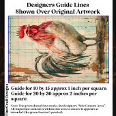 ファームハ素朴ウスフランスのルースターDB6Rデコページ 薄葉紙