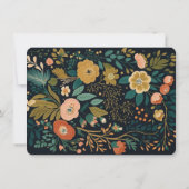 ファームハ素朴ウスフローラパーソナライズされたノートカード ノートカード (裏面)