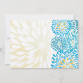 ファームハ素朴ウスフローラ結婚菊 招待状 (裏面)