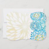 ファームハ素朴ウスフローラ結婚菊 招待状 (裏面)