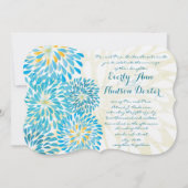 ファームハ素朴ウスフローラ結婚菊 招待状 (正面)