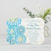 ファームハ素朴ウスフローラ結婚菊 招待状 (スタンド正面)