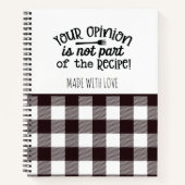 ファームハ素朴ウスプライドあなたの意見レシピ ノートブック (正面)