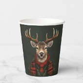 ファームハ素朴ウスプライド鹿とグリーン 紙コップ (裏面)