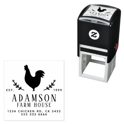 ファームハ素朴ウスヘンエッグカートン セルフインキングスタンプ (インサイチュ)