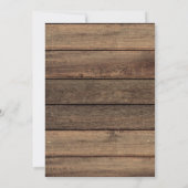 ファームハ素朴ウスベビーズブレスジャー結婚ズ 招待状 (裏面)