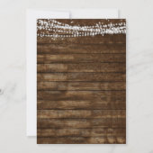 ファームハ素朴ウスベビーズブレスジャー結婚ズ 招待状 (裏面)