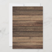 ファームハ素朴ウスベビーズブレス結婚式招待状 招待状 (裏面)