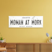 ファームハ素朴ウスモダンオフィスロン キャンバスプリント (インサイチュ (リビング))