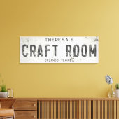 ファームハ素朴ウスモダンクラフトルーム&シティロン キャンバスプリント (インサイチュ (リビング))