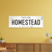 ファームハ素朴ウスモダンホームステッドロン キャンバスプリント (インサイチュ (リビング))