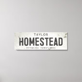 ファームハ素朴ウスモダンホームステッド&シティ キャンバスプリント (正面)