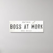 ファームハ素朴ウスモダンボスオフィスロン キャンバスプリント (正面)