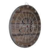 ファームハ素朴ウスモノグラムスクリプトファミリー名 ダーツボード (正面左)