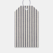 ファームハ素朴ウスヴィンテージチクストライプキング ギフトタグ (正面)