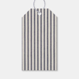 ファームハ素朴ウスヴィンテージチクストライプキング ギフトタグ