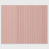 ファームハ素朴ウスヴィンテージレッドチキングストライプギフト ラッピングペーパー (フラット)