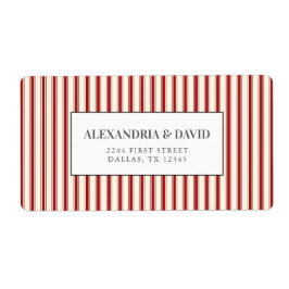 ファームハ素朴ウスヴィンテージレッドチッキング ラベル